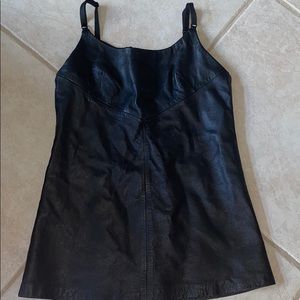 Mini Leather Dress or Top